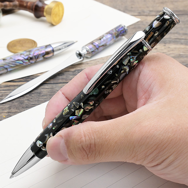 即日出荷OK】ボールペン 工房 住之江 アバロン 螺鈿 RADEN ABALONE