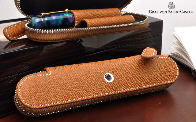 FABER-CASTELL ファーバーカステル グレインレザー ペンケース 1本用