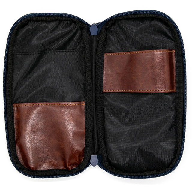 即日出荷OK】Luddite（ラダイト）デニム ラウンドジップペンケース