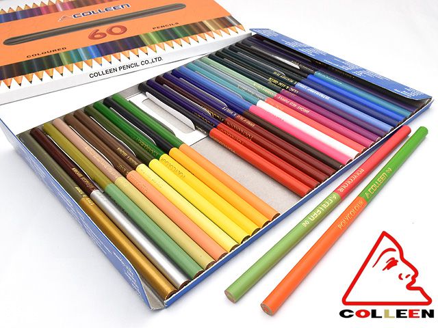 COLLEEN コーリン色鉛筆 785丸 30本60色紙箱入り色鉛筆 785-30/60