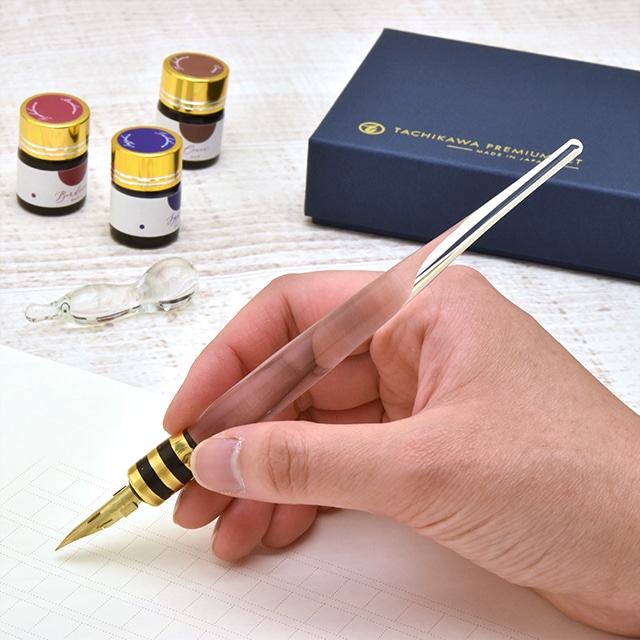 即日出荷OK】タチカワ つけペン プレミアムセット クリスタル PSCR01