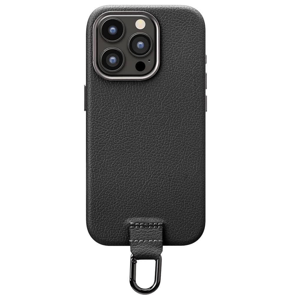 iPhone 15 Pro用 PUレザーケース [ブラック]｜株式会社PGA