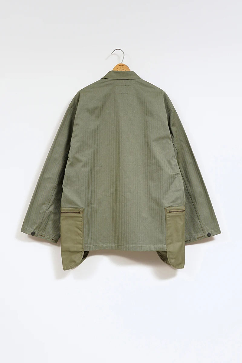 ◯ Nigel Cabourn - FATIGUE JACKET MODIFY - GREEN – PHAETON