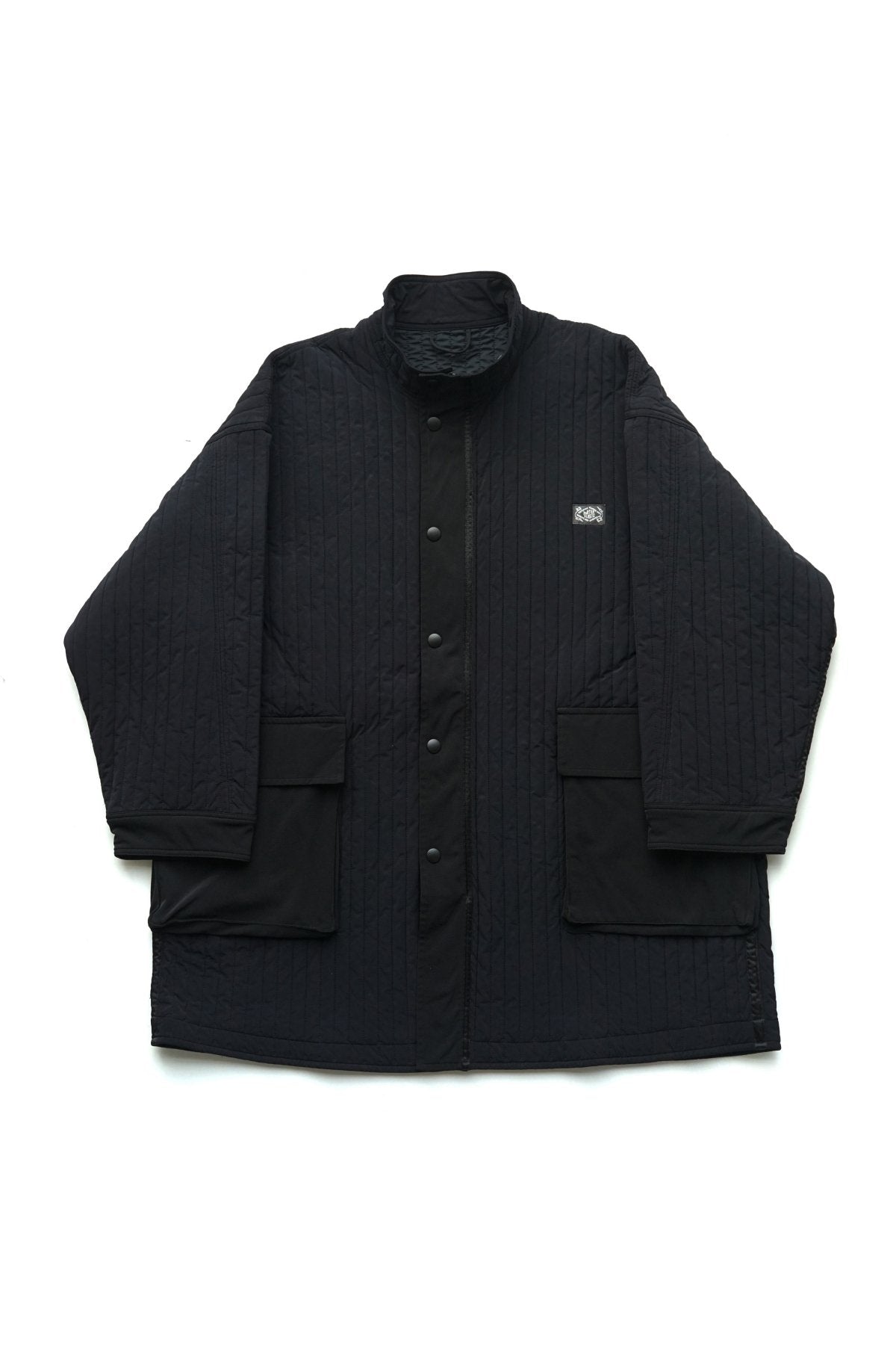 Porter Classic - SUPER NYLON STRETCH COAT - BLACK – PHAETON
