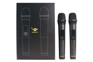 popIn Aladdin」でカラオケができるマイク「Aladdin Mic」。1000台限定