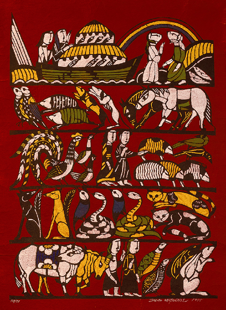 祈りの人 渡辺禎雄 型染版画の世界 | フィリア美術館