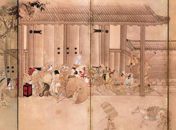 英一蝶の残された作品 東京国立博物館蔵 国立国会図書館蔵