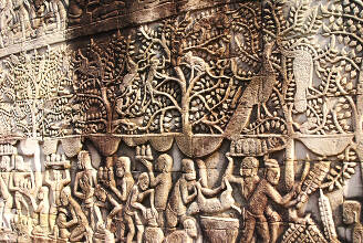 アンコールワットのレリーフ 写真素材 [3137172] - フォトライブラリー