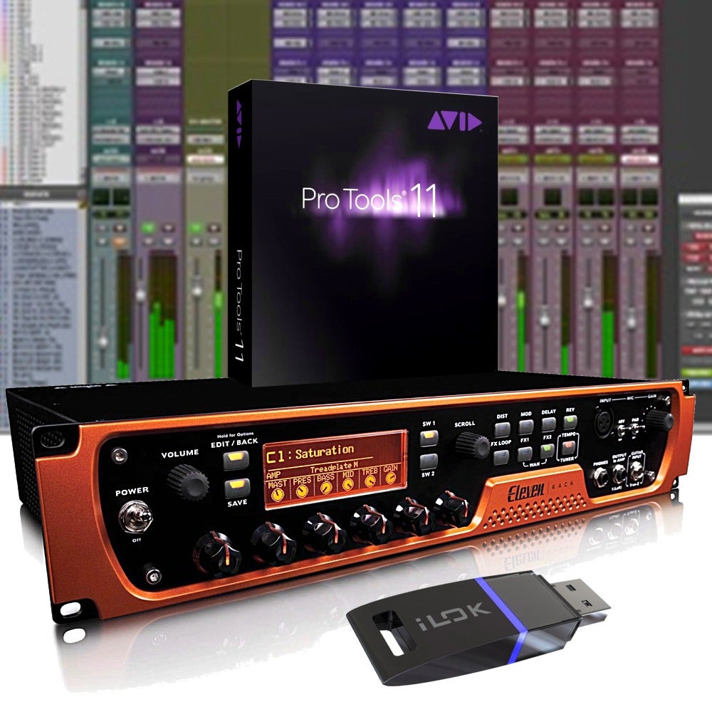 Avid Eleven Rack Guitar Multi Effects Processor Recording