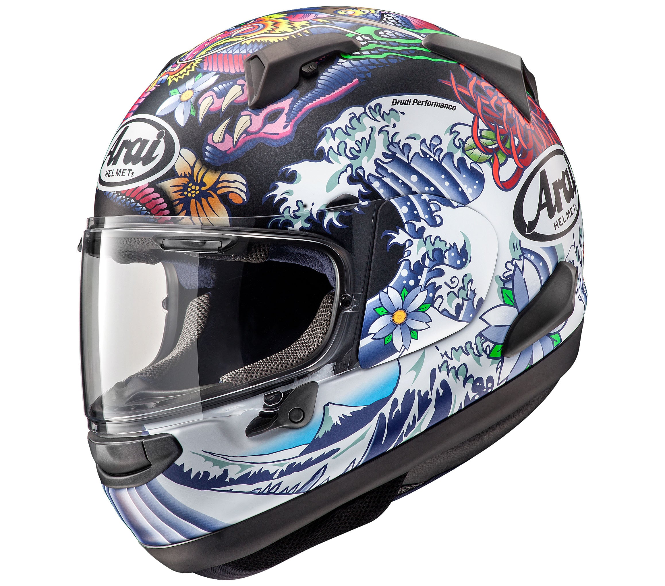 ARAI QUANTUM-X ORIENTAL BLACK FROST – Pit Lane Moto
