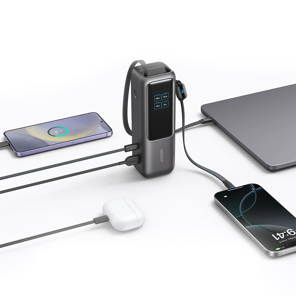 Anker Power Bank 25000mAh 165W Ultra-Fast Portable Charger – Pixel