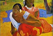 イエスとマリア ゴーギャン「イア・オラナ・マリア」（マリアを拝す