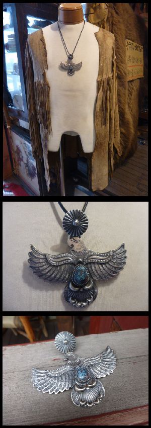 ナバホ Delbert・Gordon デルバート・ゴードン コンチョアップリケ