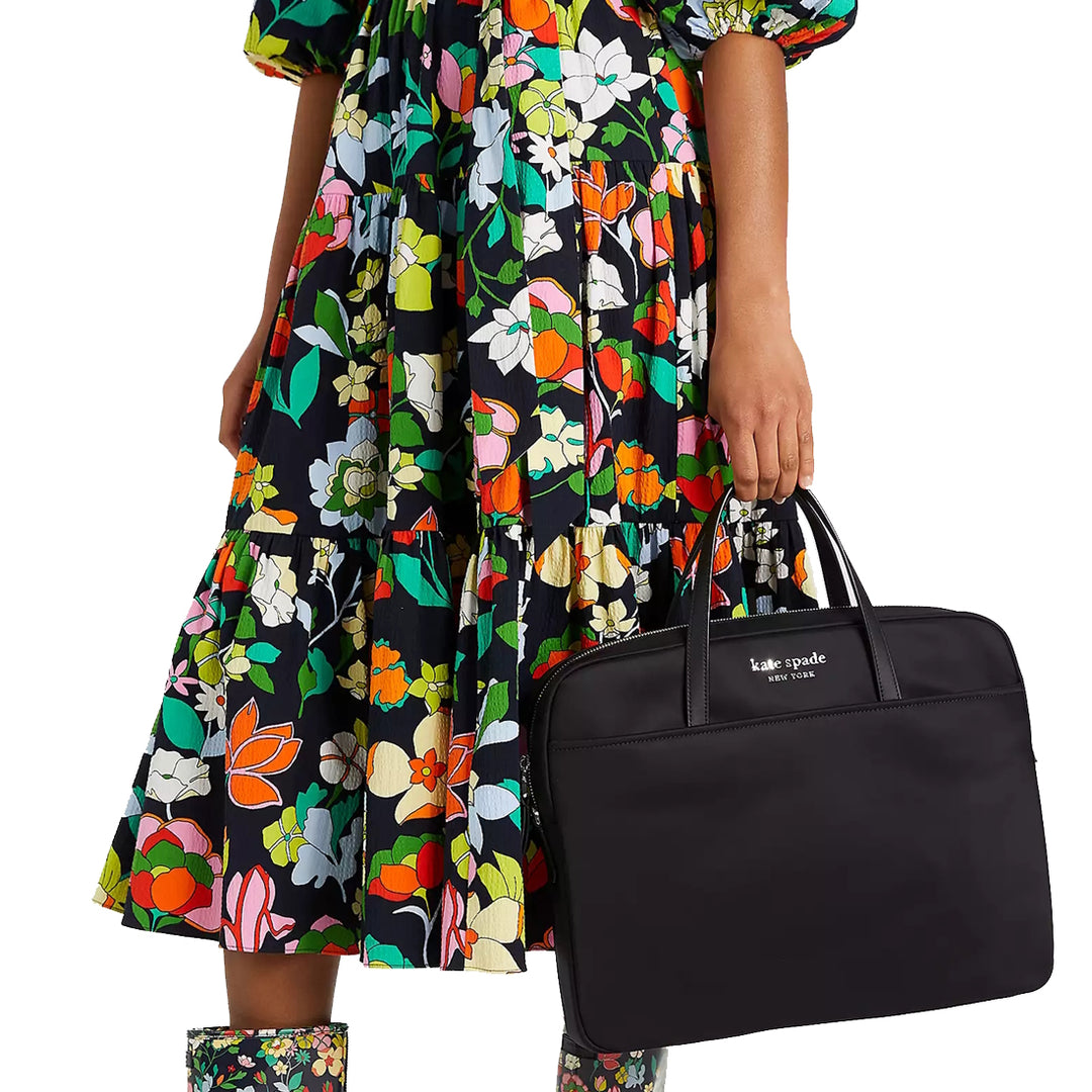 Buy Kate Spade Sam KSNYL Nylon Universal Laptop Bag in Black KB334