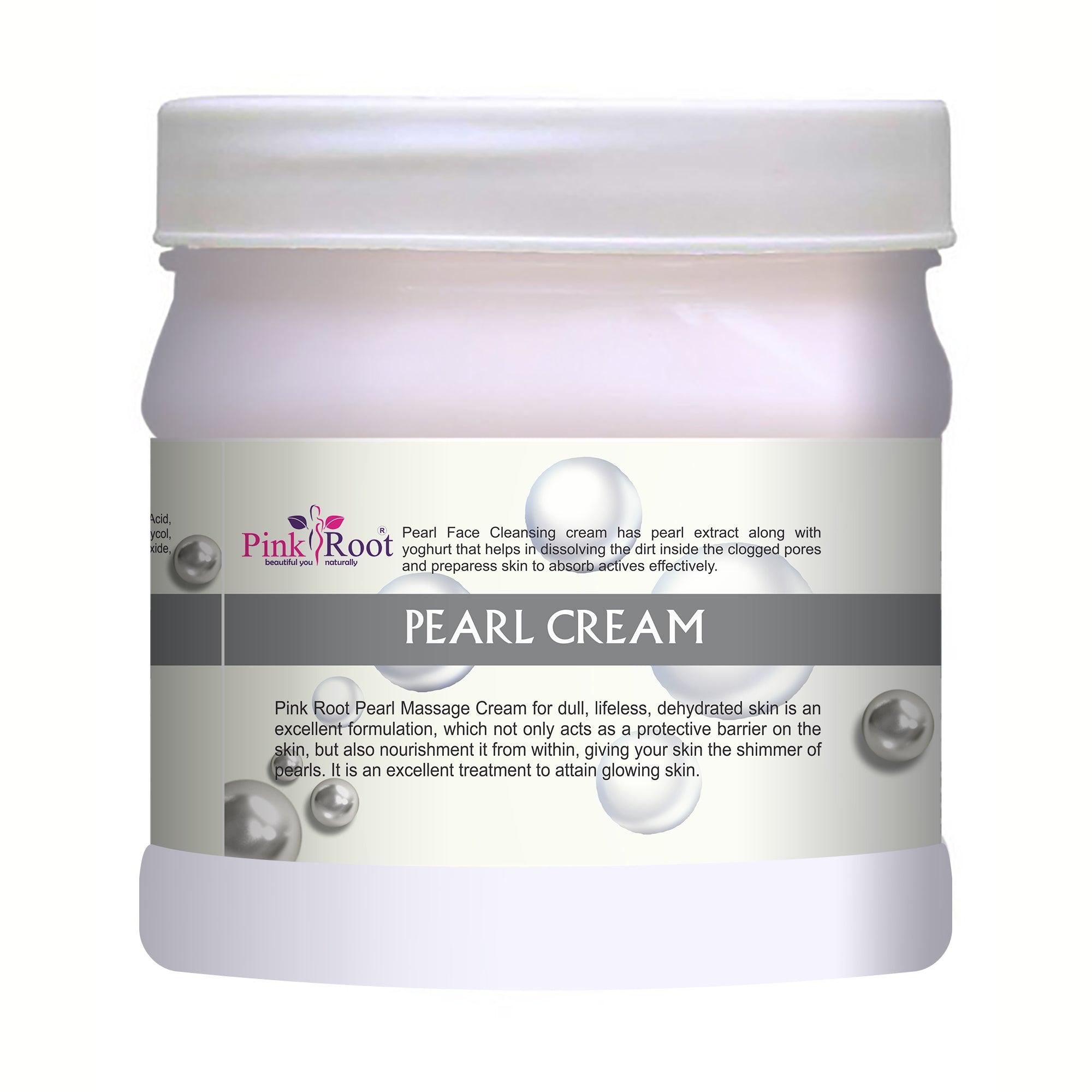 Pink Root Pearl Massage Cream, Deeply Hydrating, Moisturizing & Skin B