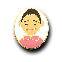 ピンズ制作実例：飯田晋 様 | オリジナルピンバッジ製作 PINS FACTORY