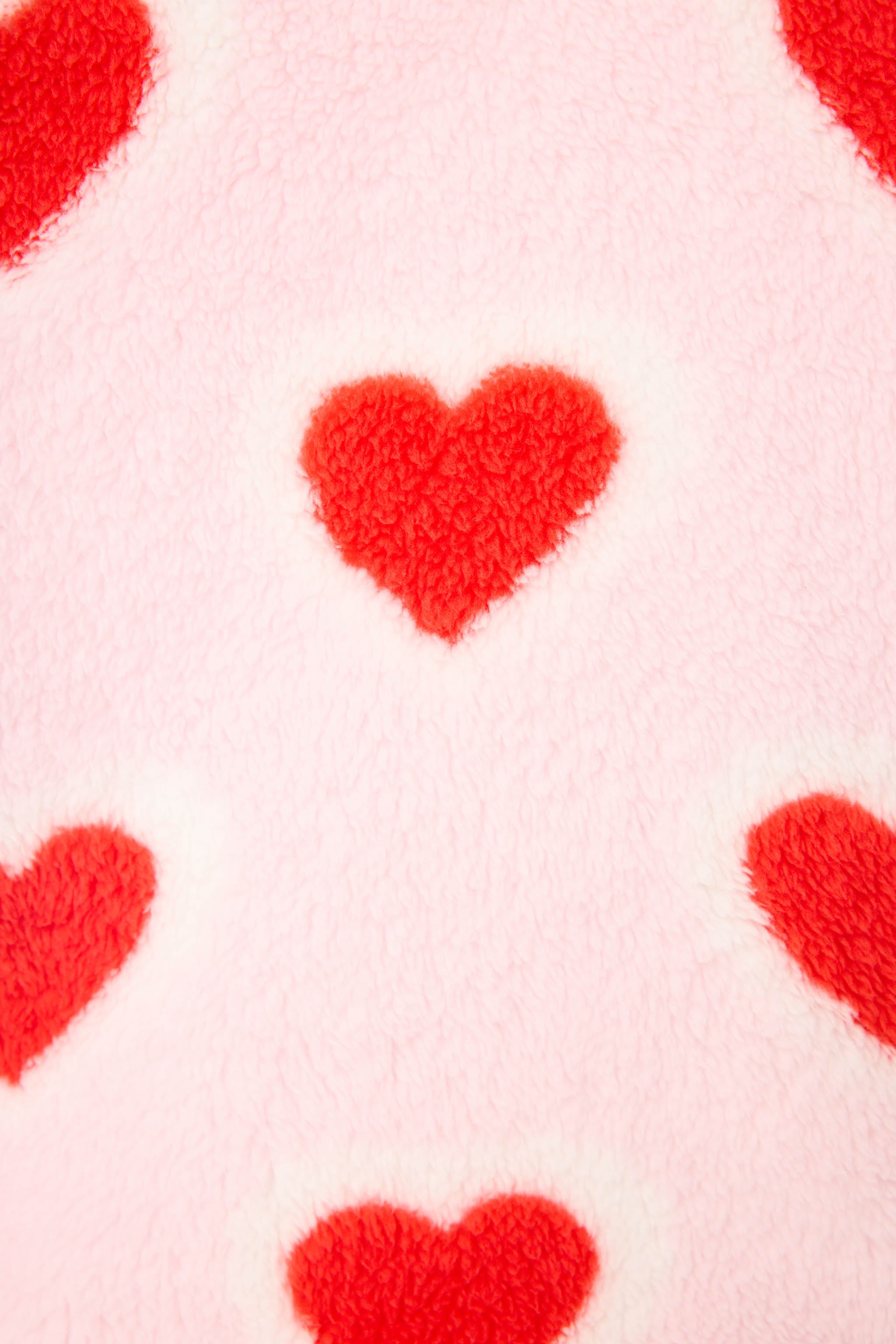 Let's Get Cozy Heart Print Plush Pullover | P.J. Salvage