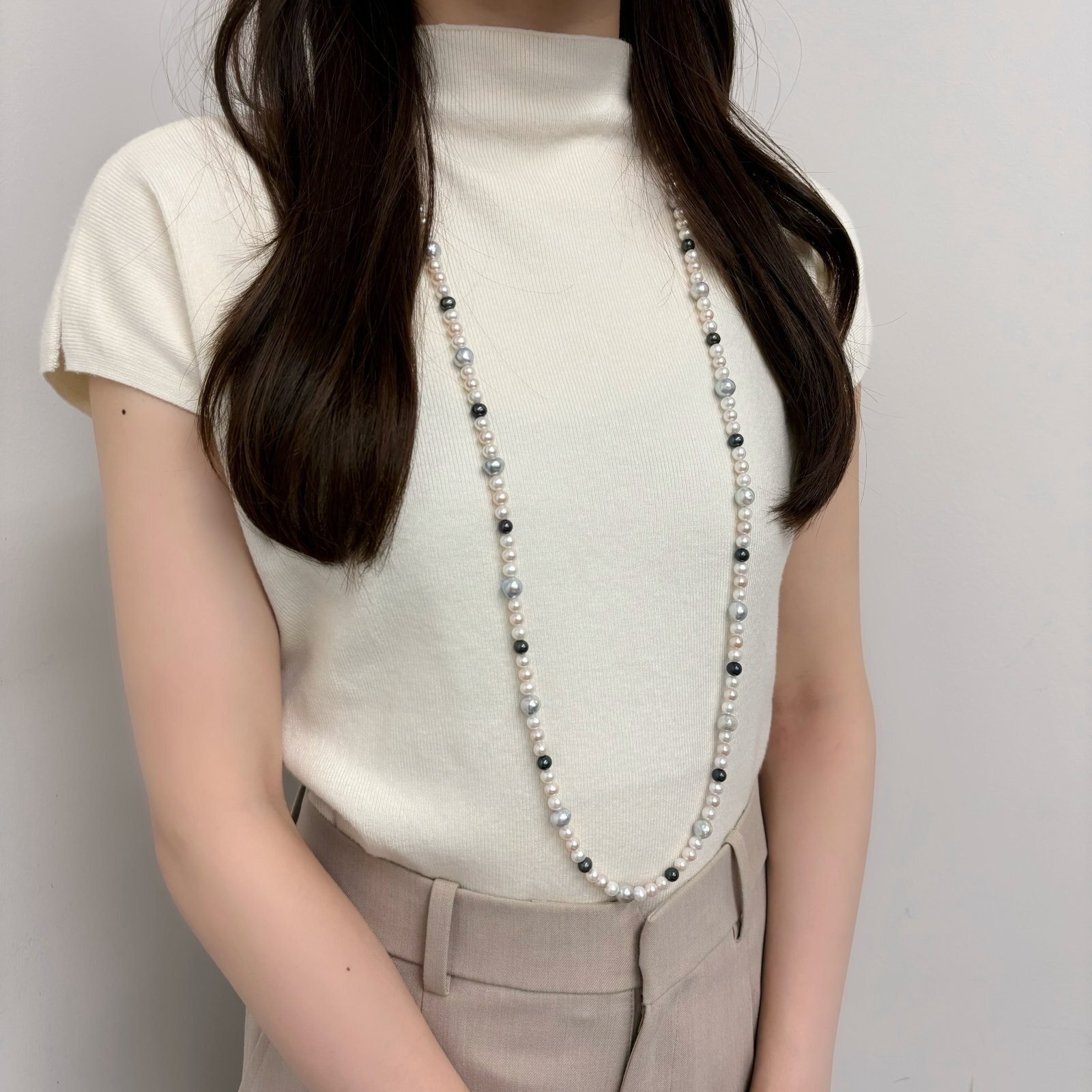 真珠ネックレス アコヤ真珠 淡水真珠 フォーマル エレガント