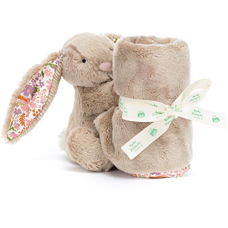 Jellycat Blossom Beige Petal Bunny Bag Charm Keyring | plushpaws.co.uk