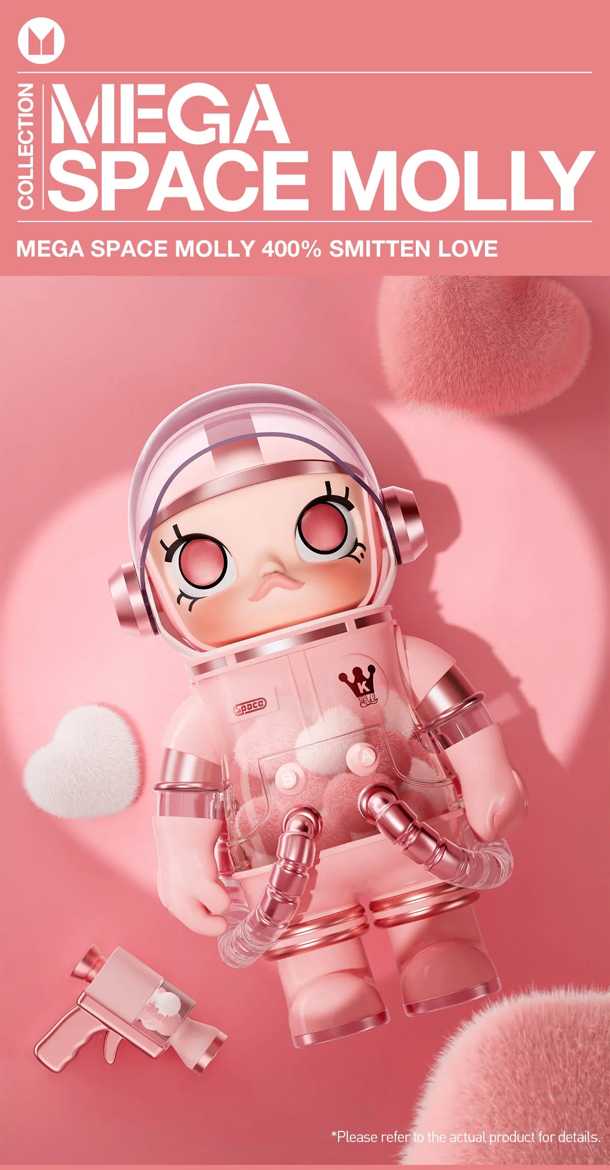 Pop Mart MEGA SPACE MOLLY 400% SMITTEN LOVE – Plant Studio LLC
