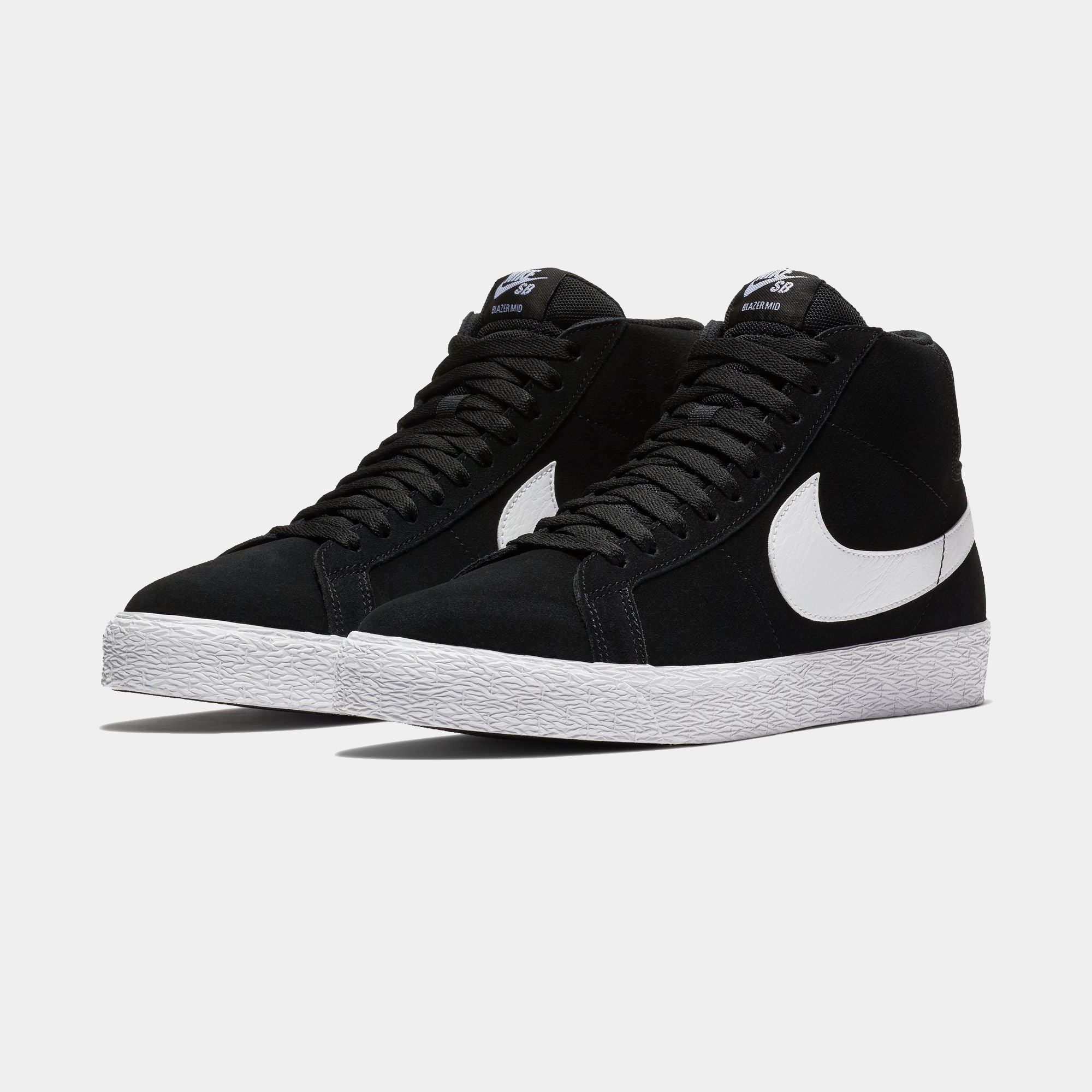 NIKE SB ZOOM BLAZER MID - BLACK/WHITE 864349-002 - PLA Skateboarding