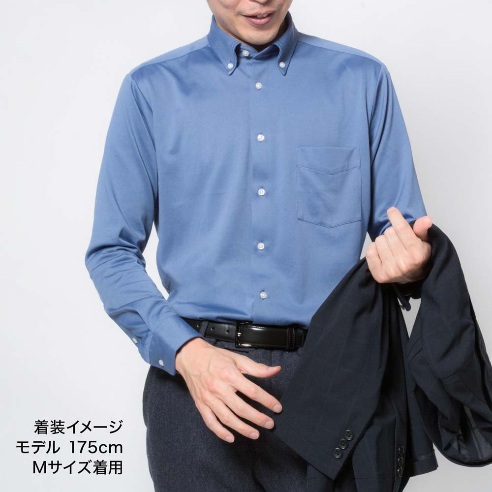 ワイシャツ[SHIRT-T] ボタンダウン ☆プレミアム☆ ストレッチ 吸水速