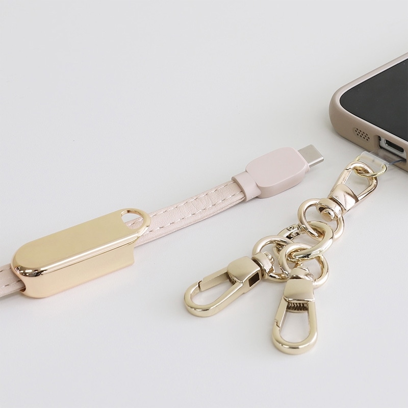 Mignonne 2WAY スマホショルダーストラップ(ナチュラル): 通常| プラザ