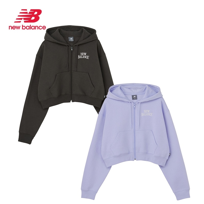 New Balance ニューバランス フルジップパーカー(ブラック): 通常