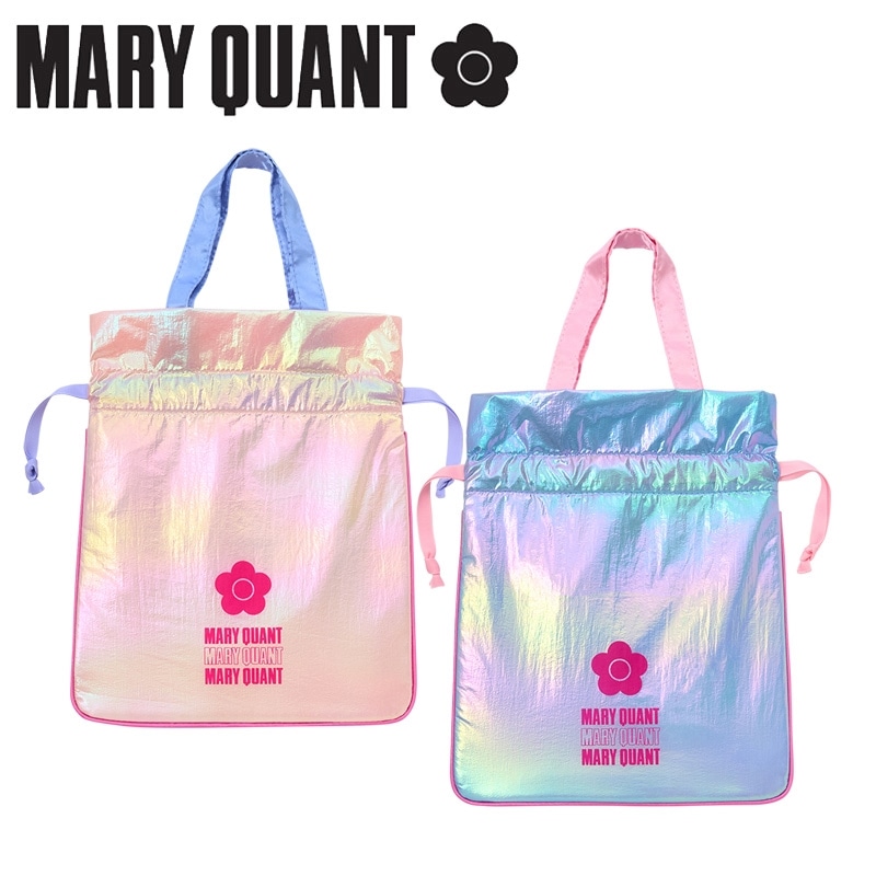 MARY QUANT マリークワント 巾着ポーチ(ピンク): 通常| プラザ
