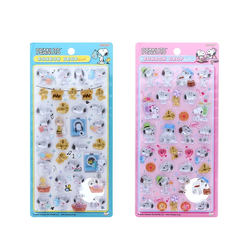 スヌーピー PEANUTS ボンボンドロップシール(スヌーピー ランドリー