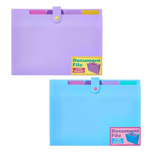 Tippi 5ポケットファイル(パープル): 通常| プラザオンラインストア