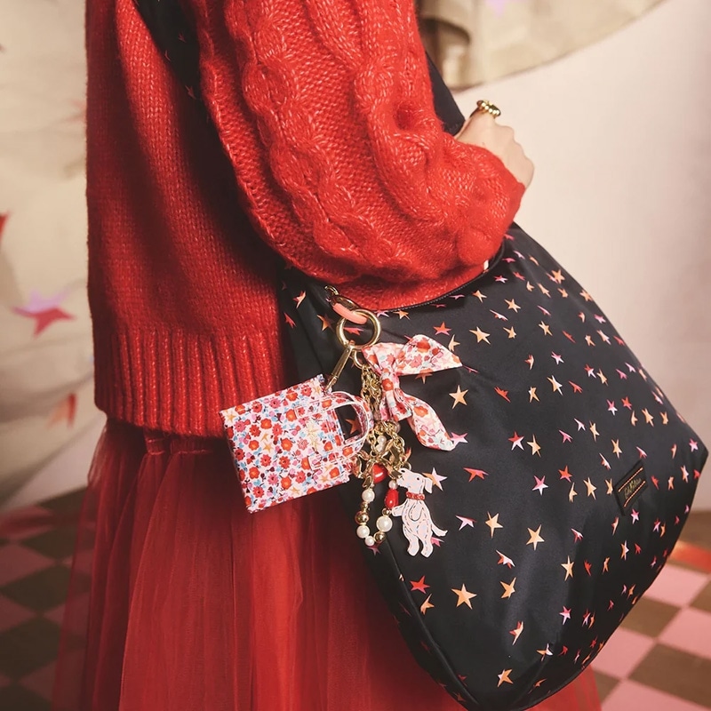 Cath Kidston キャスキッドソン ブックバッグ キーリング Folding Star