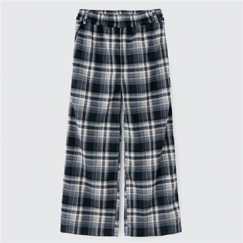 Lazy styles レイジースタイルズ ワイドレッグ チェックパンツ