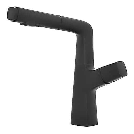 レガンス（ブラック） HT-002-BK｜洗面用水栓