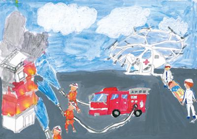 令和5年度「空飛ぶクルマ社会受容性向上事業」における絵画コンクール
