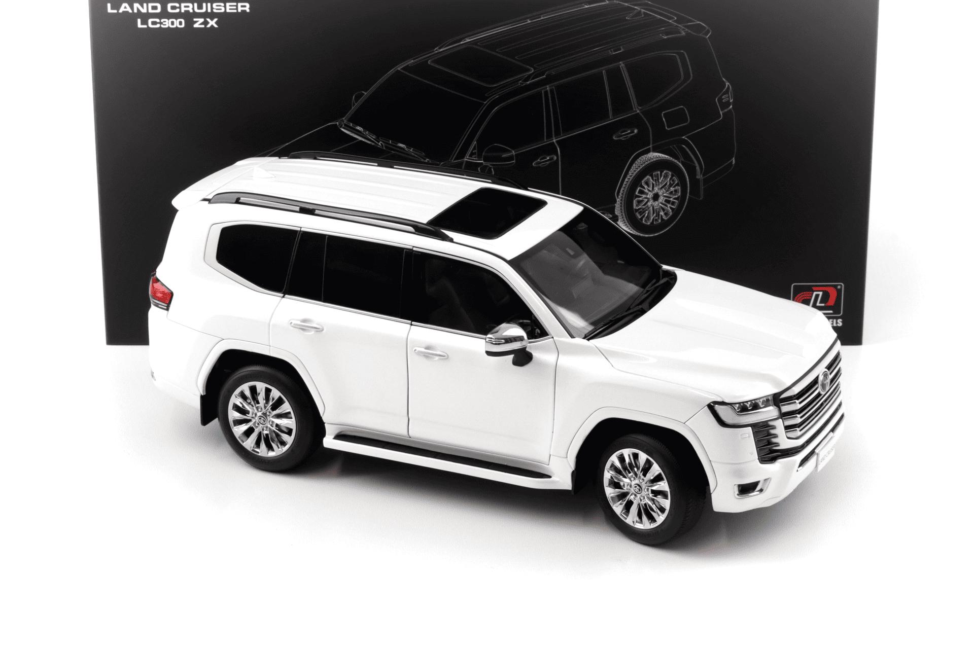 1:18 LCD Models Toyota Land Cruiser LC 300 ZX white LCD18013-ZX-WH