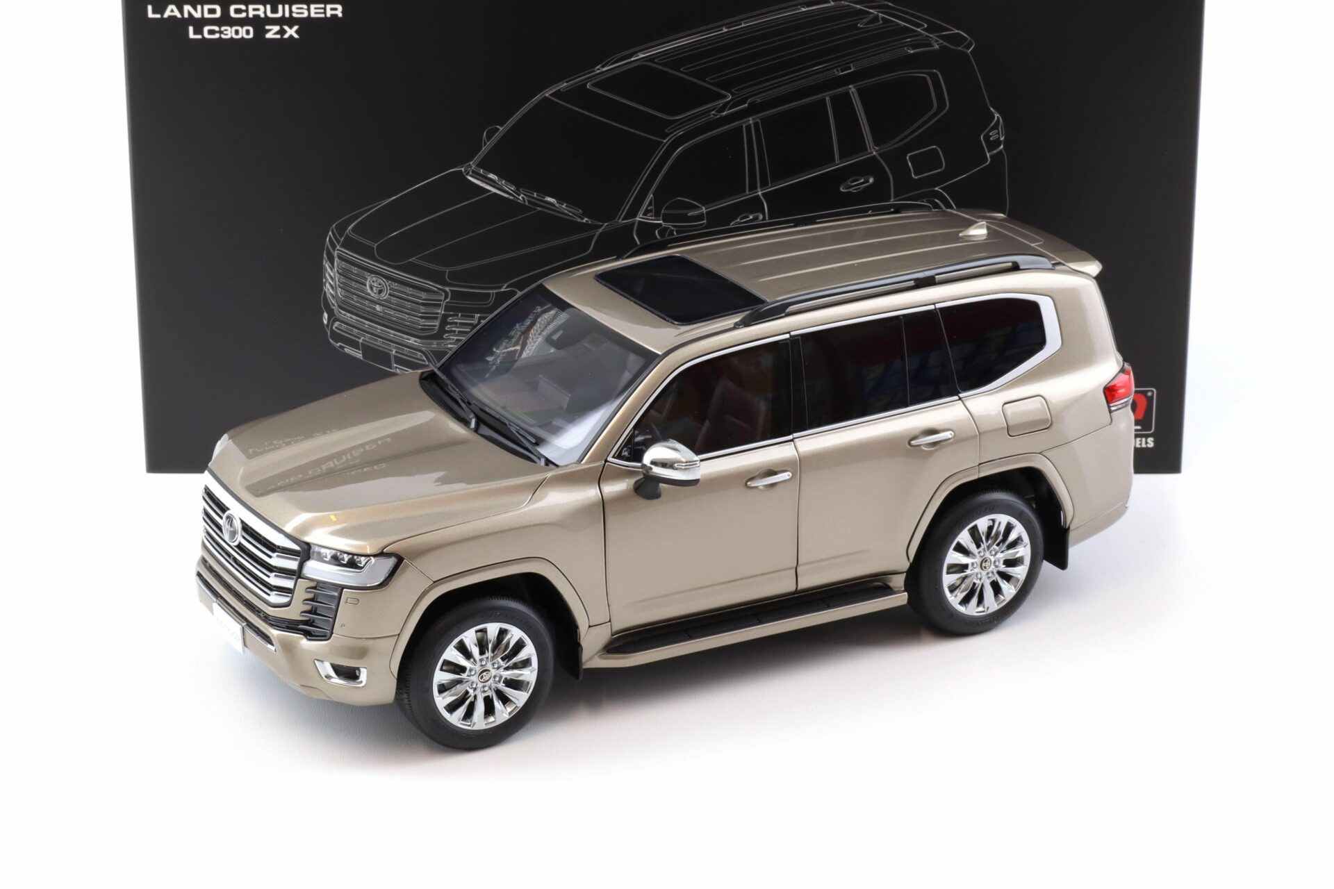 1:18 LCD Models Toyota Land Cruiser LC 300 ZX gold metallic