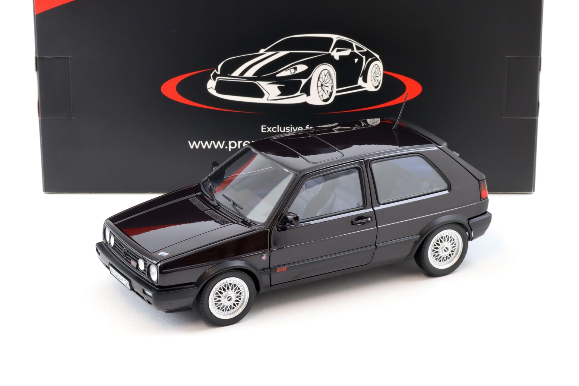 1:18 Norev VW Golf 2 GTI G60 Edition One 1990 Dark Burgundy