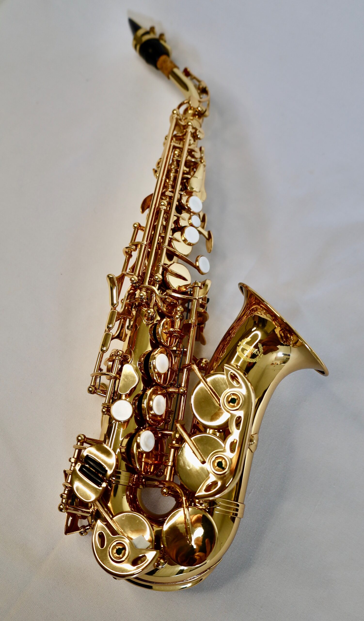 SA-67 Curved Soprano Sax- Gold Lacquer – Prestini