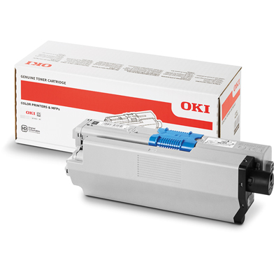 OKI 46508716 C332 | MC363 Black Toner Cartridge (1,500 Pages)