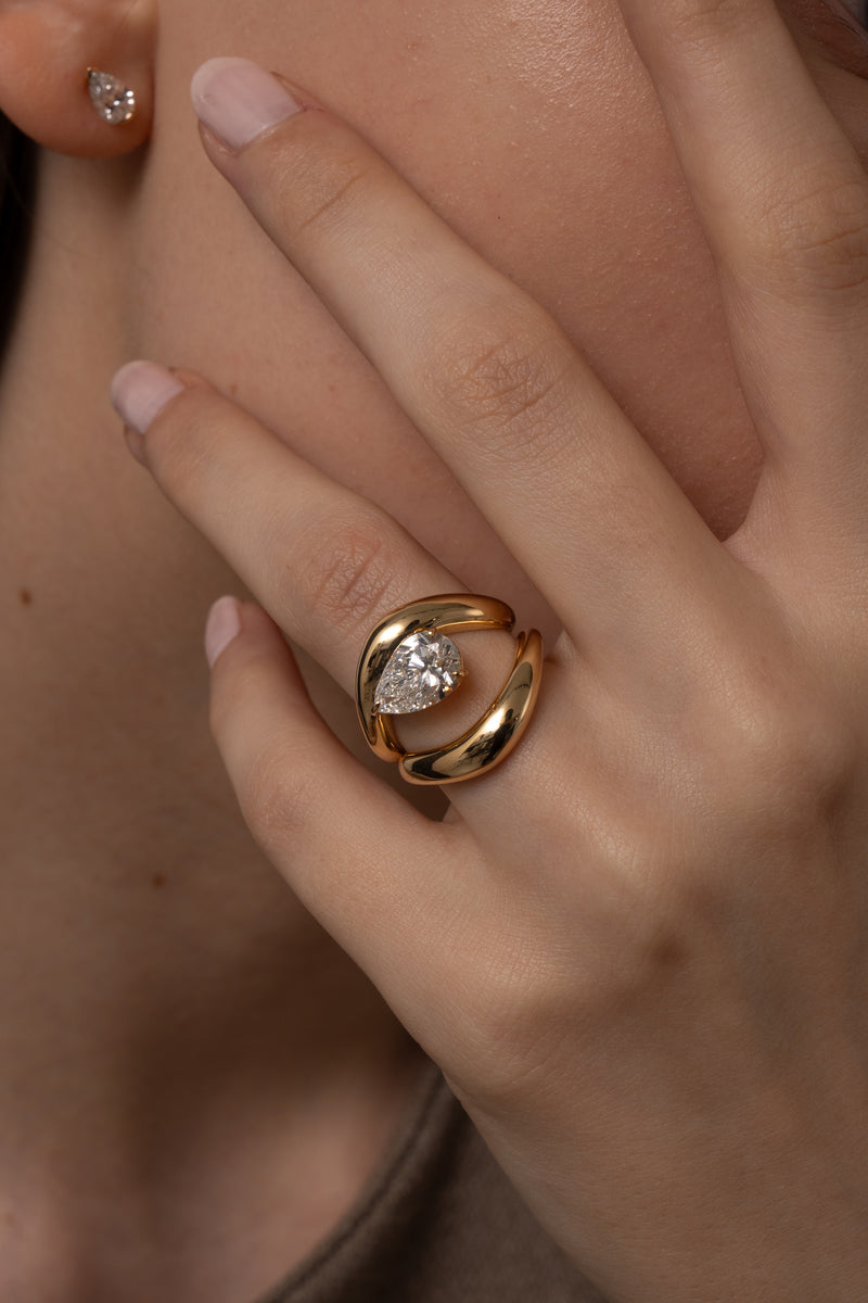 インフィニティウェーブドームリング [Pear] - PRMAL (プライマル