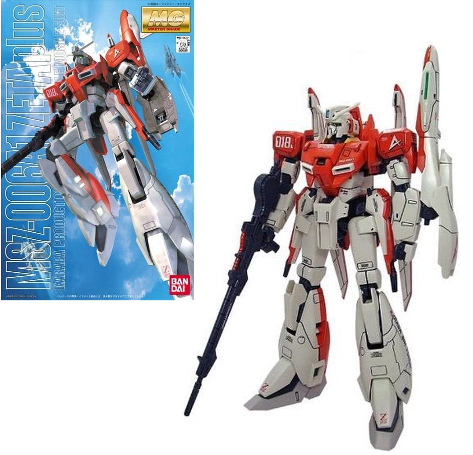 GUNDAM - MG 1/100 MSZ-006A1 Zeta Plus - Model Kit : ShopForGeek