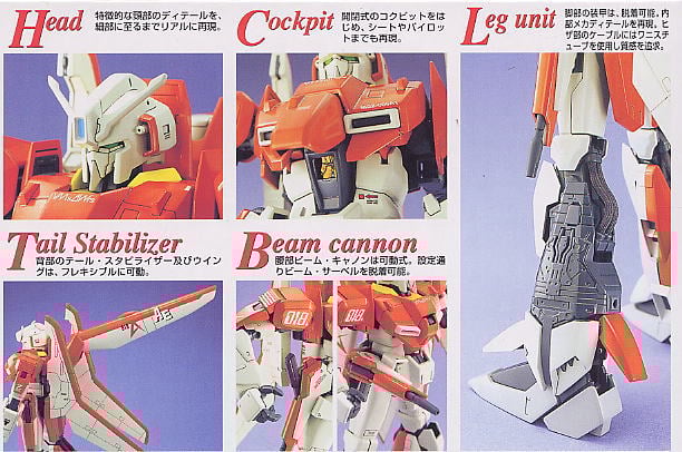 GUNDAM - MG 1/100 MSZ-006A1 Zeta Plus - Model Kit : ShopForGeek
