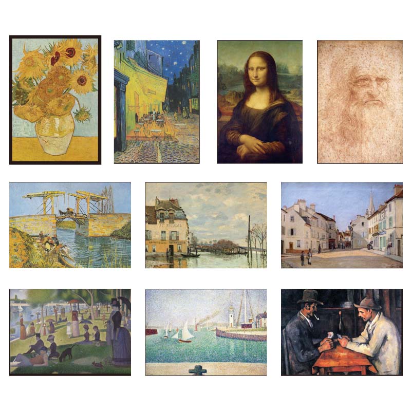 名画セット】世界の名画10枚 インテリア＆コレクション