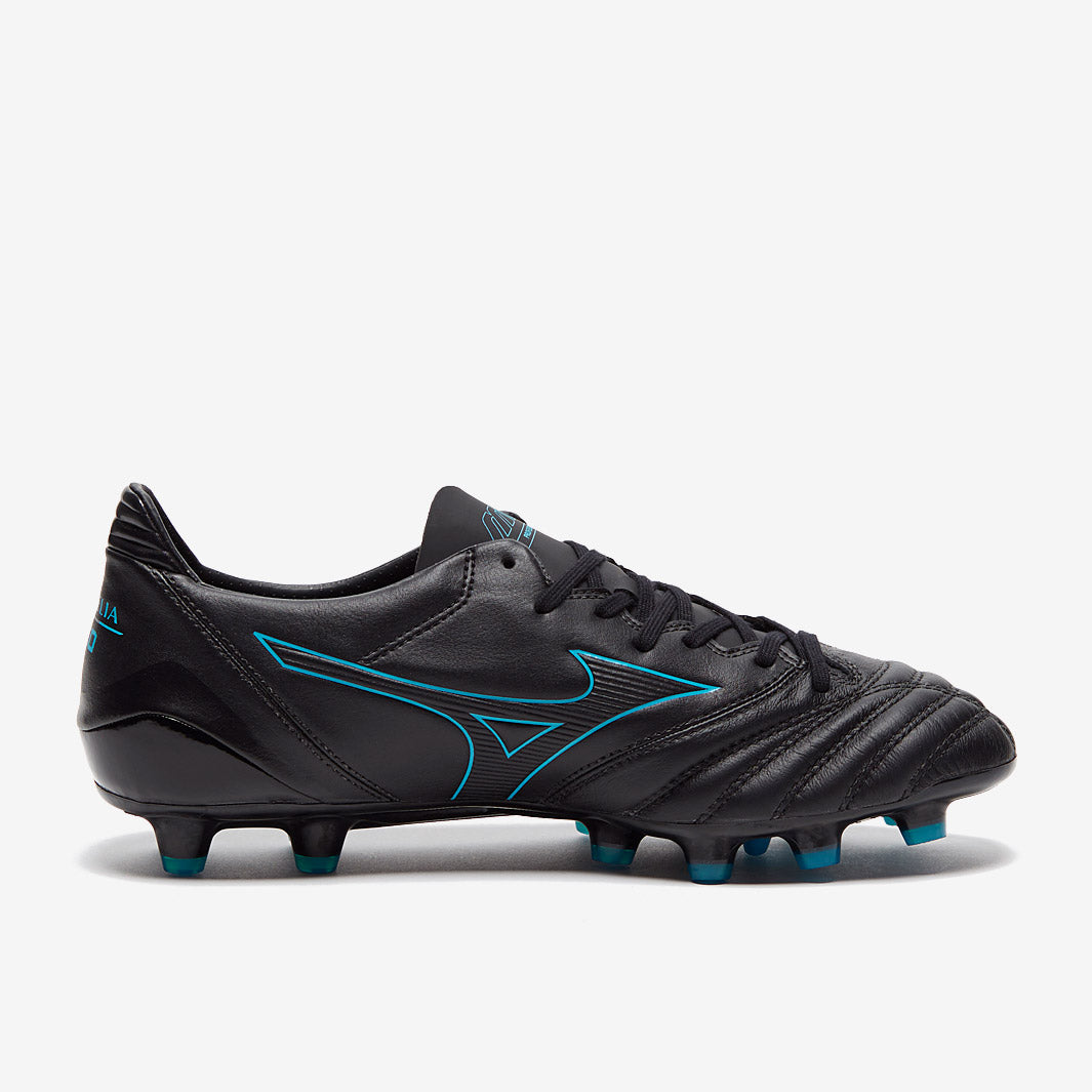 Mizuno Morelia Neo Kl II FG - Black/Blue Atoll - Firm Ground