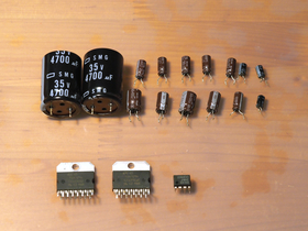 勝手に修理・気ままに工作 - 小型アンプ(BOSE 1705II)のリフレッシュ