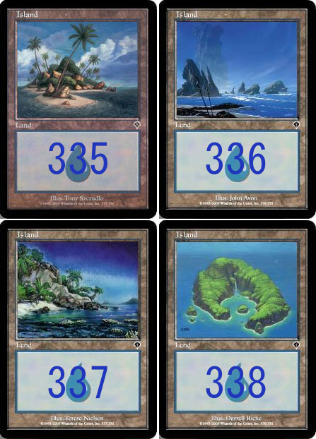 MTG エターナル 【INV】※Foil※《島/Island》【L】