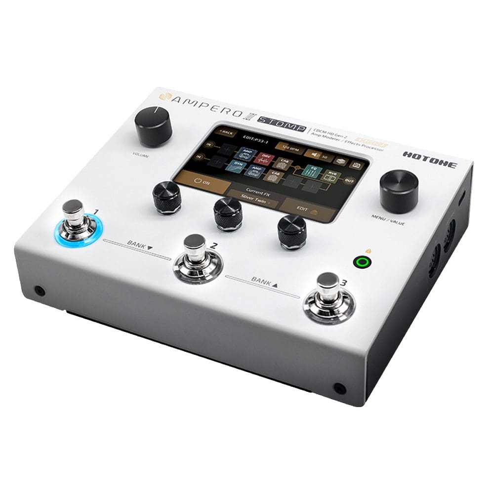Hotone Ampero II Stomp MP-300 Amp Modeler & Effects Processor