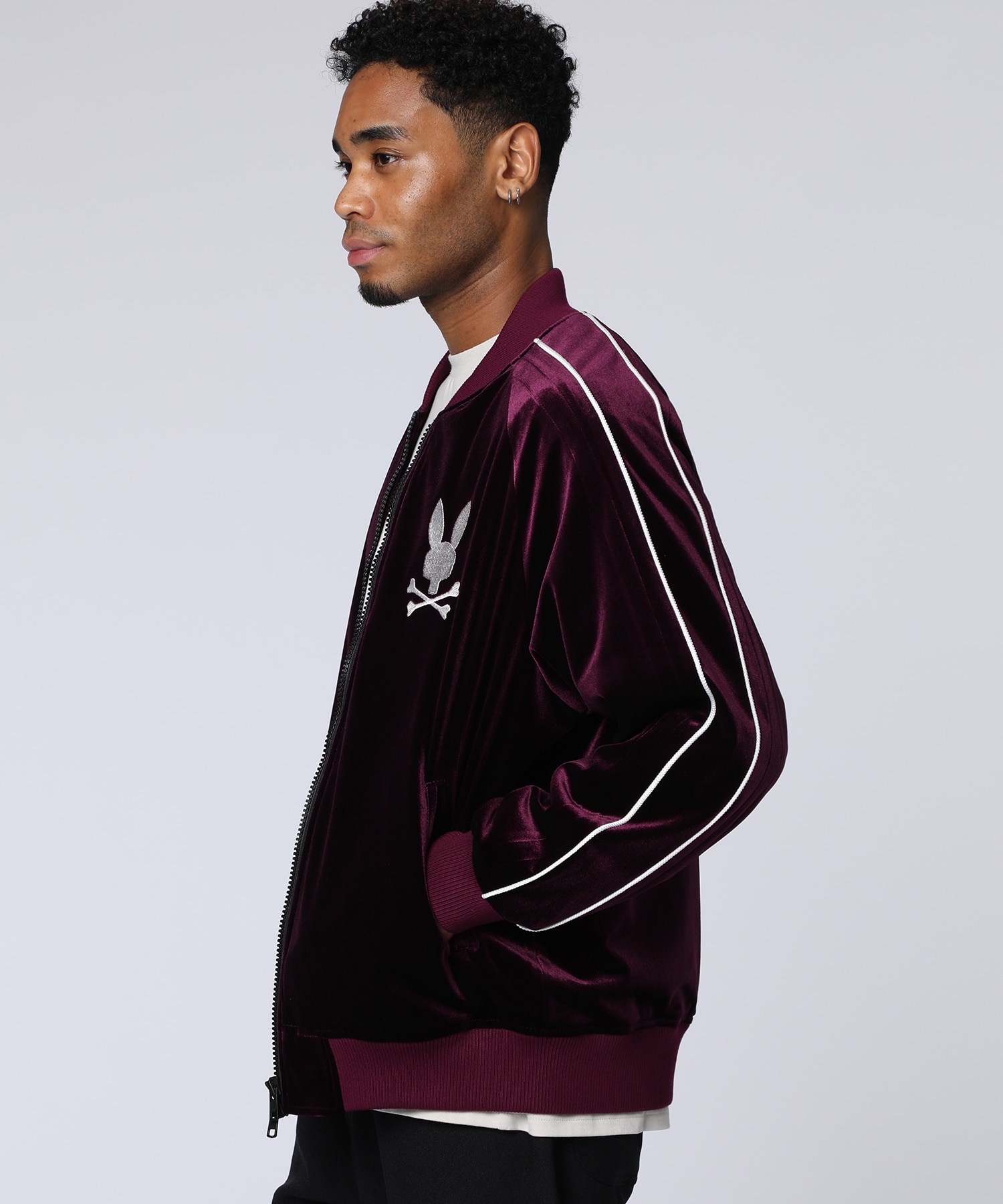 SKOOKUM ベロアスカジャン｜Psycho Bunny｜サイコバニー 公式ブランド