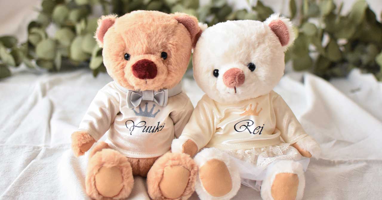 結婚式を彩るウェルカムベア｜新郎新婦への結婚祝いギフト